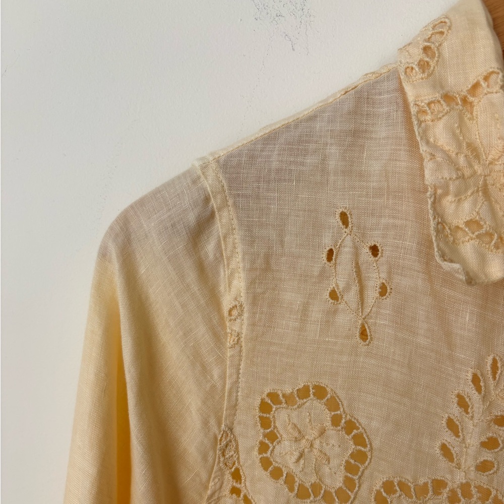 Haris Cotton Linen Button Down​ - Picture 7 of 14